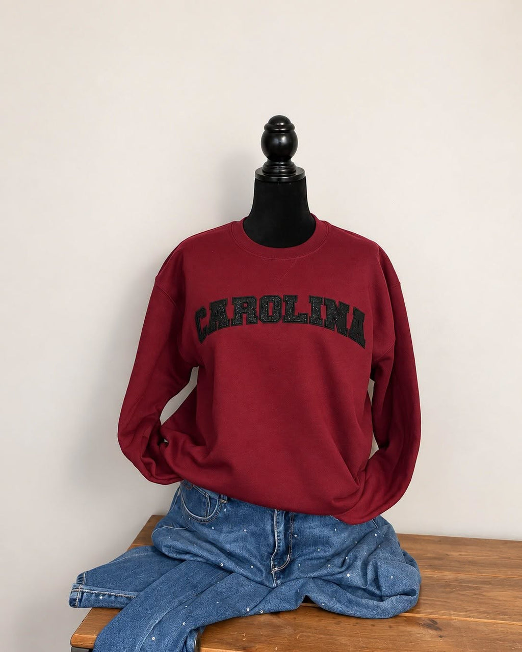 Glitter Applique Custom Crew